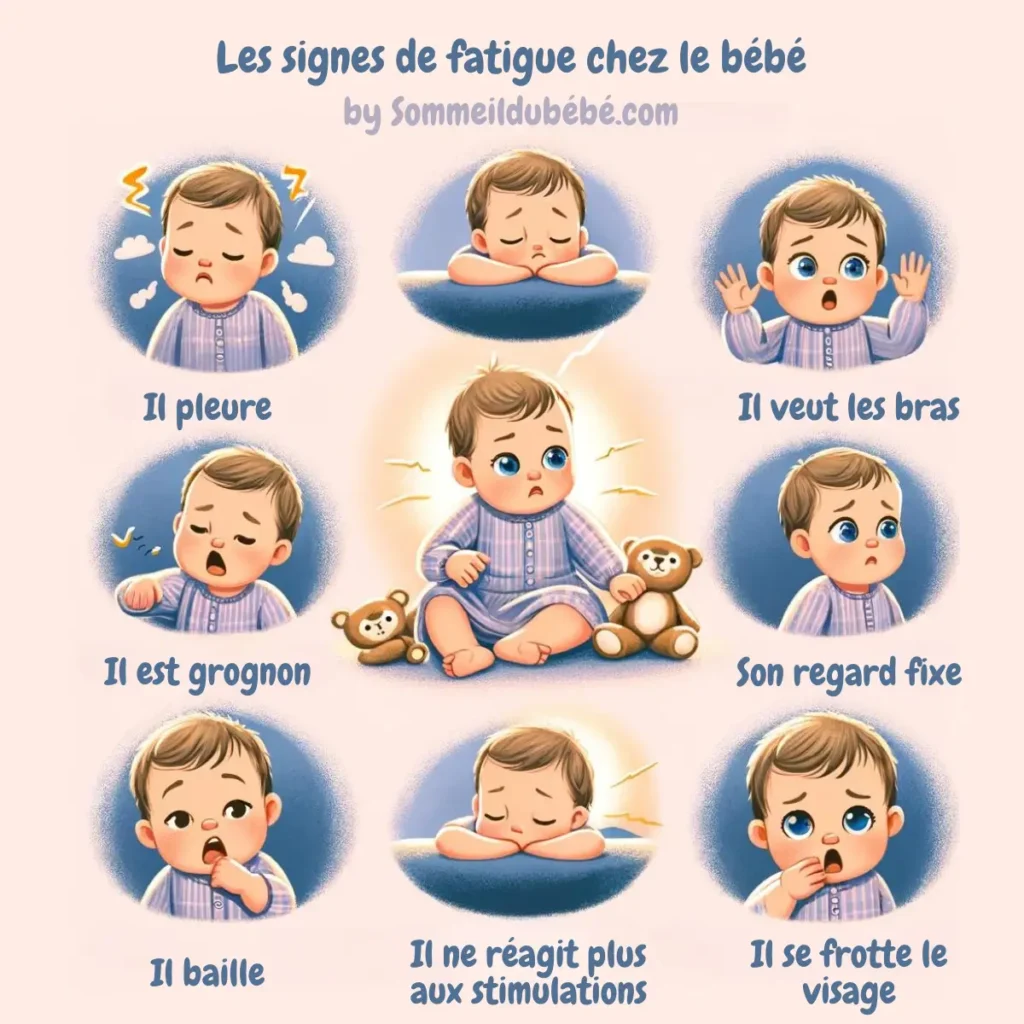 Les signes de fatigue chez le bébé